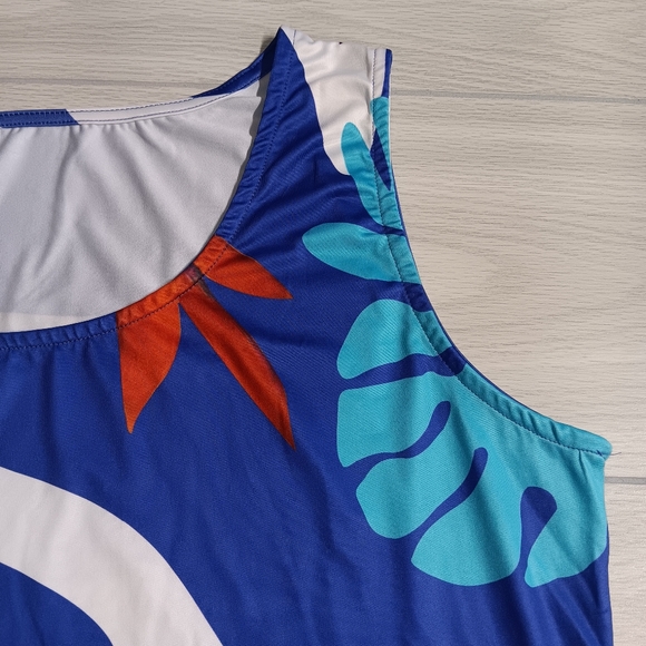 Women Fashion Graphic Printed Plus Size Ruffled Dress - Picture 8 of 16